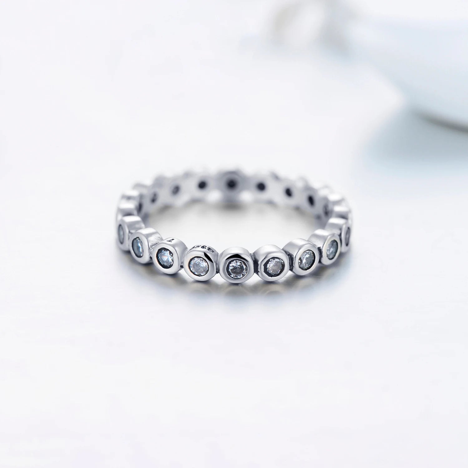 Solid 925 Sterling Silver Starshine Finger Ring